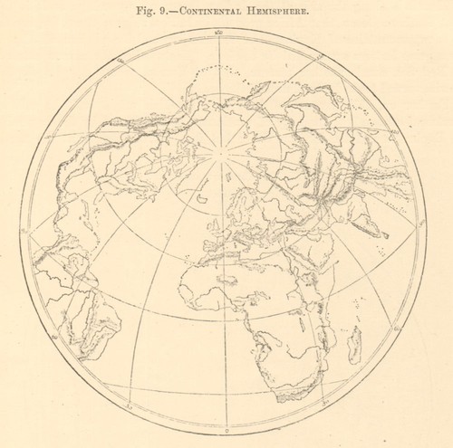 Continental hemisphere world - hemisphere.,